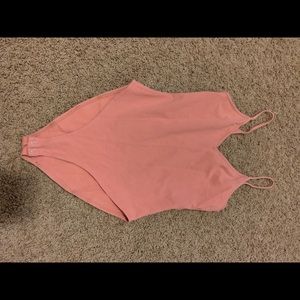 Pink bodysuit